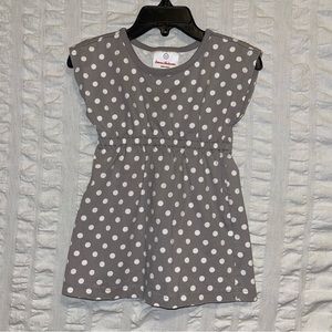 Hanna Andersson Gray Polka Dot Dress